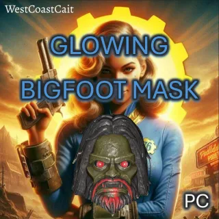 Glowing Bigfoot Mask Fasnacht