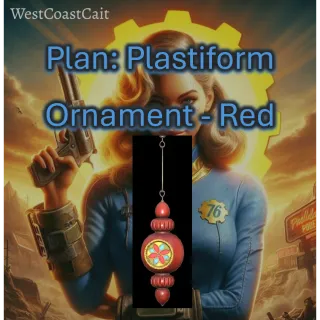 Plan: Plastiform Ornament - Red