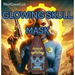 Glowing Skull Mask Fasnacht