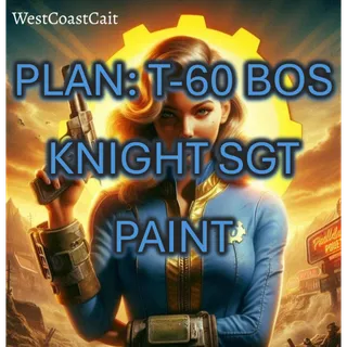 Plan: T-60 BOS Knight SGT Paint