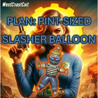 Plan: Pint-Sized Slasher Balloon NEW