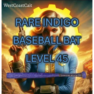 Rare Indigo Baseball Bat Level 45