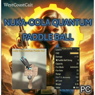 Legacy Nuka-Cola Quantum Paddle Ball