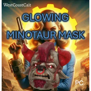 Glowing Minotaur Mask Fasnacht