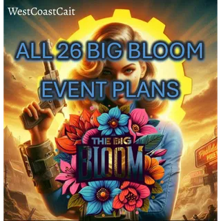 All 26 Big Bloom Event Plans Bundle