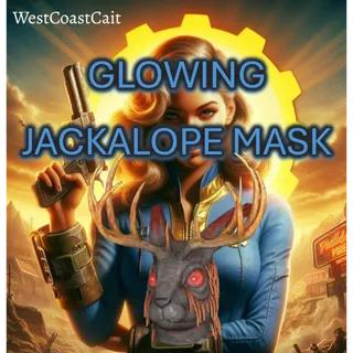 Glowing Jackalope Mask Fasnacht
