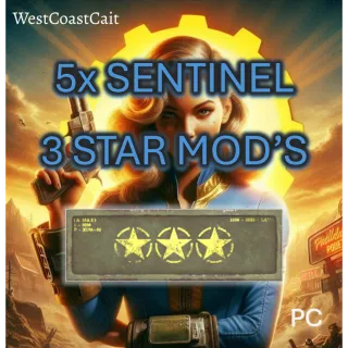 5x Sentinel 3 Star Mod's