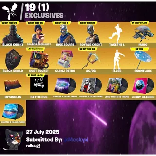 Fortnite Account with black knight!