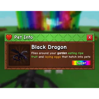 Grow A Garden 2 - Black Dragon