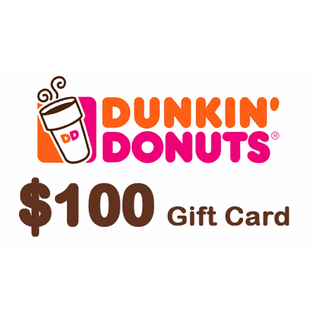 100 Dunkin Donuts Gift Card Instant Delivery