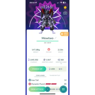 Pokemon GO | Armored Mewtwo Sure Lucky | Delivery 20min !