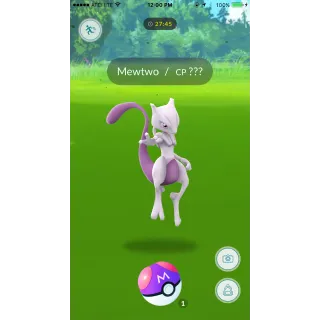 Pokemon GO | Legendary Mewtwo 4151CP sure lucky trading 3xMoves Psystrike (or Shadow Ball) | 24/7 Fast & Safe