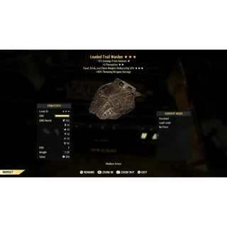 Medium Leaded Trail Warden