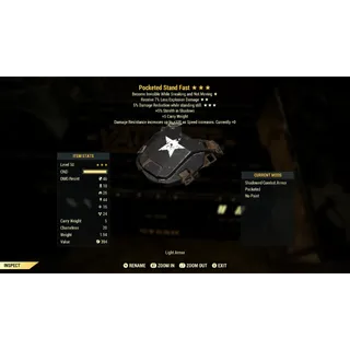 Light Pocketed Stand Fast