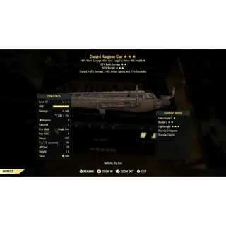 Cursed Harpoon Gun