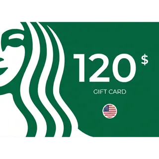$120.00 USD Starbucks