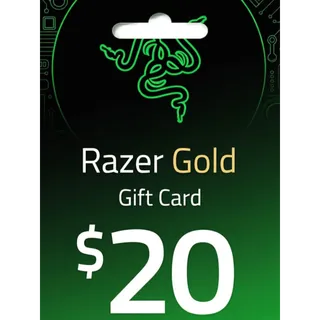 $20.00 USD Razer Gold