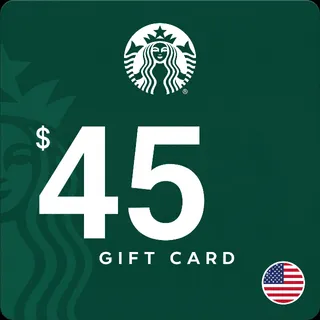 $45.00 USD Starbucks