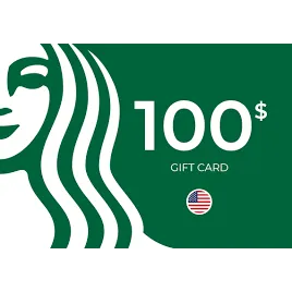 $100.00 USD Starbucks