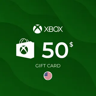 $50.00 USD Xbox Gift Card