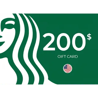 $200.00 USD Starbucks