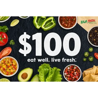 $100.00 USD Baja Fresh