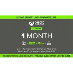 Xbox Game Pass Ultimate 1 Month (OLD and NEW accounts)