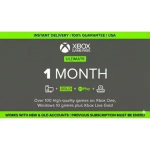 Xbox Game Pass Ultimate 1 Month (OLD and NEW accounts)