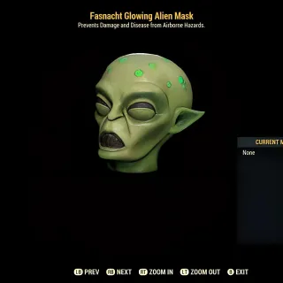 Fasnacht Glowing Alien Mask