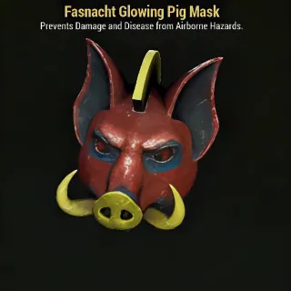 Fasnacht Glowing Pig Mask