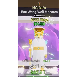 Fortnite Steal The Brainrot Heaven Bau Wang Wolf Monarca