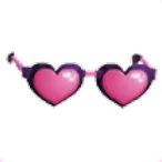 PINK HEART GLASSES / ADOPT ME
