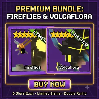 [🌋] BUNDLE FIREFLIES + VOLCAFLORA - GARDEN TOWER DEFENSE FAST DELIVERY ⚡ [50% OFF]