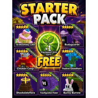 STARTER PACK - GARDEN TOWER DEFENSE