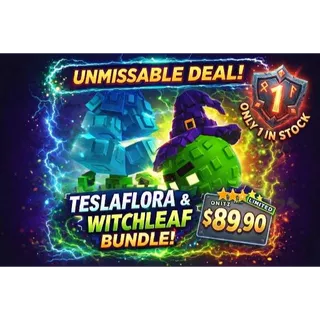 🔥 [ULTRA PROMO] TeslaFlora + Witchleaf Garden Tower Defense