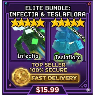 [⚡] BUNDLE TESLAFLORA + INFECTIA - GARDEN TOWER DEFENSE FAST DELIVERY
