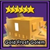 🏷️ [MOST CHEAP] GOLD FROST GOLEM - GARDEN TOWER DEFENSE