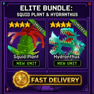 [🐉] BUNDLE HYDRANTHUS AND SQUID PLANT - GARDEN TOWER DEFENSE ⚡