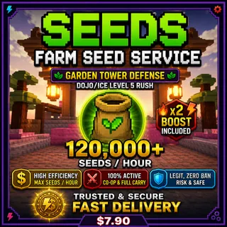 FARM SEED - GARDEN TOWER DEFENSE