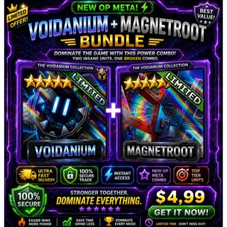 🔥 [MOST CHEAP] Voidanium + Magnetroot Garden Tower Defense 