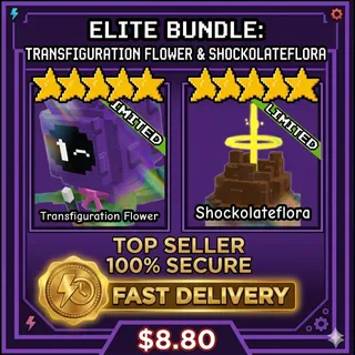 [🍫] BUNDLE TRANSFIGURATION + SHOCKOLATEFLORA - GARDEN TOWER DEFENSE FAST DELIVERY ⚡