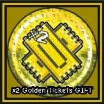 X2 Golden Ticket Gift - X2 Golden Tickets Garden Tower Defense 