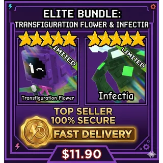  [☣️] BUNDLE INFECTIA + TRANSFIGURATION FLOWER - GARDEN TOWER DEFENSE FAST DELIVERY ⚡