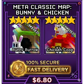 BUNDLE CLASSIC MAP BUNNY BURROW + CHICKEN COOP
