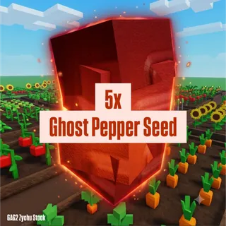 5x GHOST PEPPER SEED