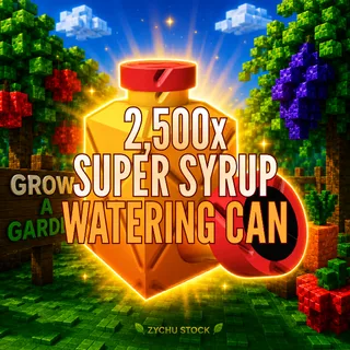 2,500x SUPER SYRUP WATERING CAN