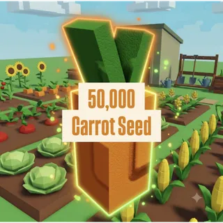 50k CARROT SEED | GAG2