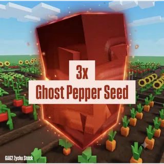 3x GHOST PEPPER SEED