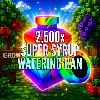 2,500x SUPER SYRUP WATERING CAN