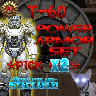 x2 T-60 Power Armor Set